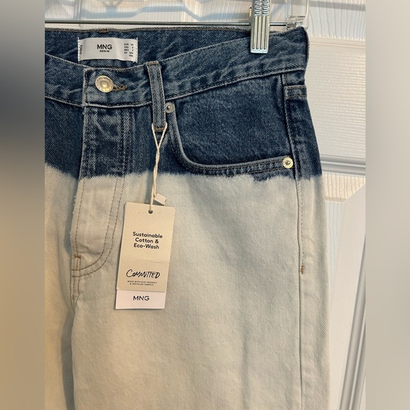 NWT Mango Ombré Look Relaxed Fit Jeans - Picture 4 of 12